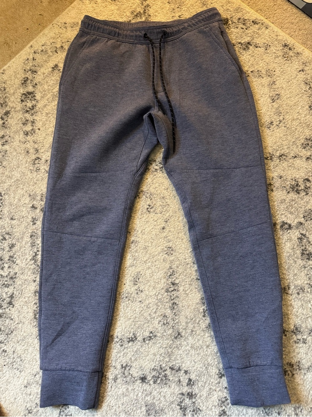 American Eagle Navy Heather Drawstring Joggers